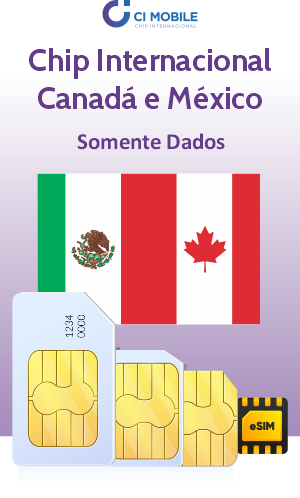 Chip Internacional, canadá e méxico